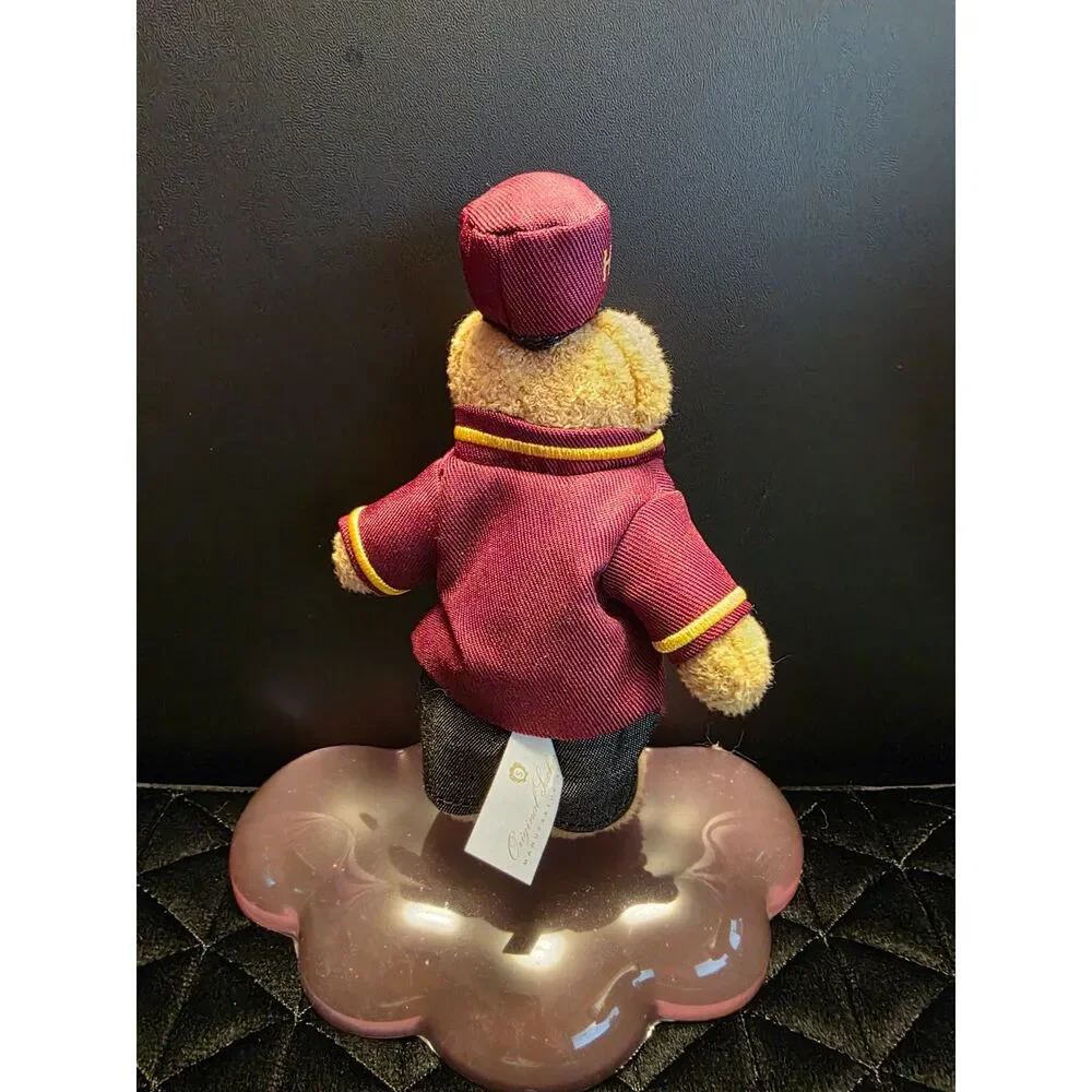 Original Sacher Hotel Vienna Teddy Bear Page Bellhop Plush Souvenir 6.5”